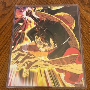 Bam Box Anime One Piece Luffy Original Artwork Signed By Artist 0338/2500